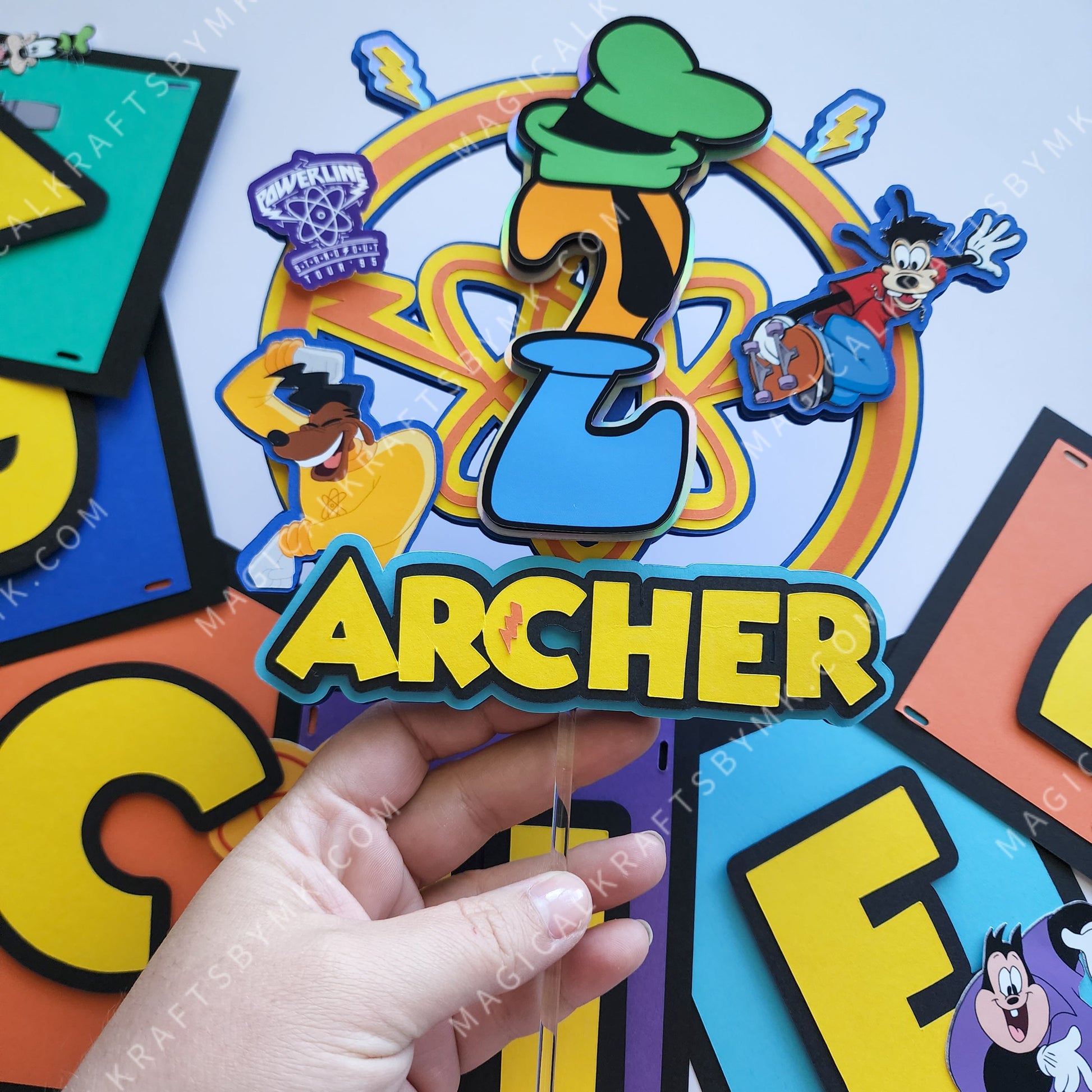 Goofy Movie Cake Topper