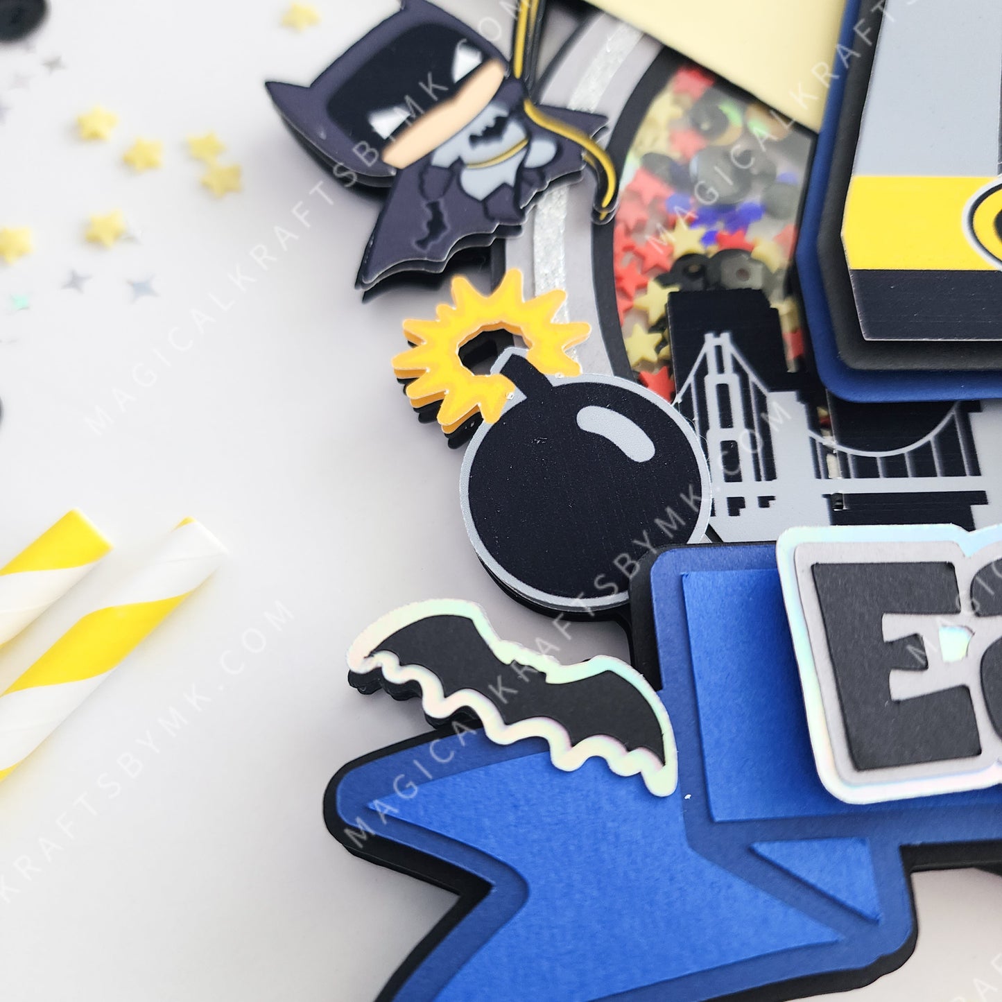 Mixed Hero Cake Topper