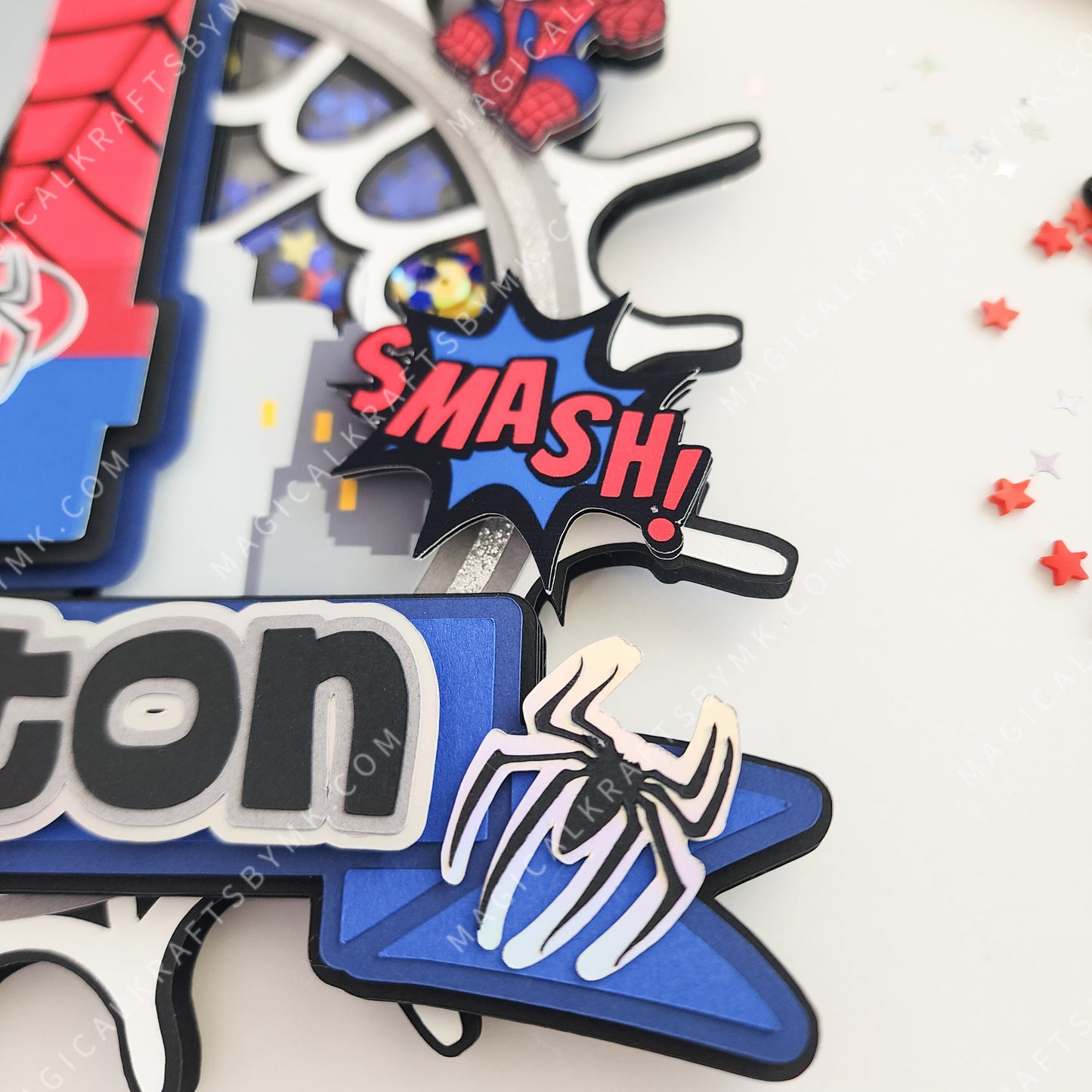 Mixed Hero Cake Topper