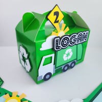Recycling Truck Favor Boxes