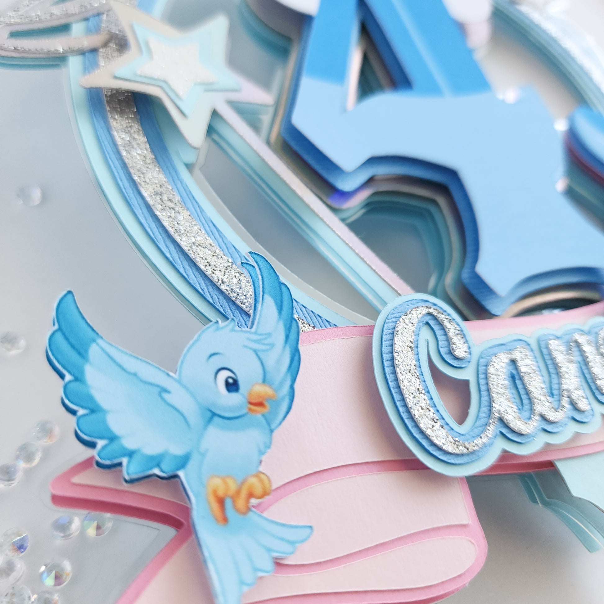 Glass Slipper Cake Topper