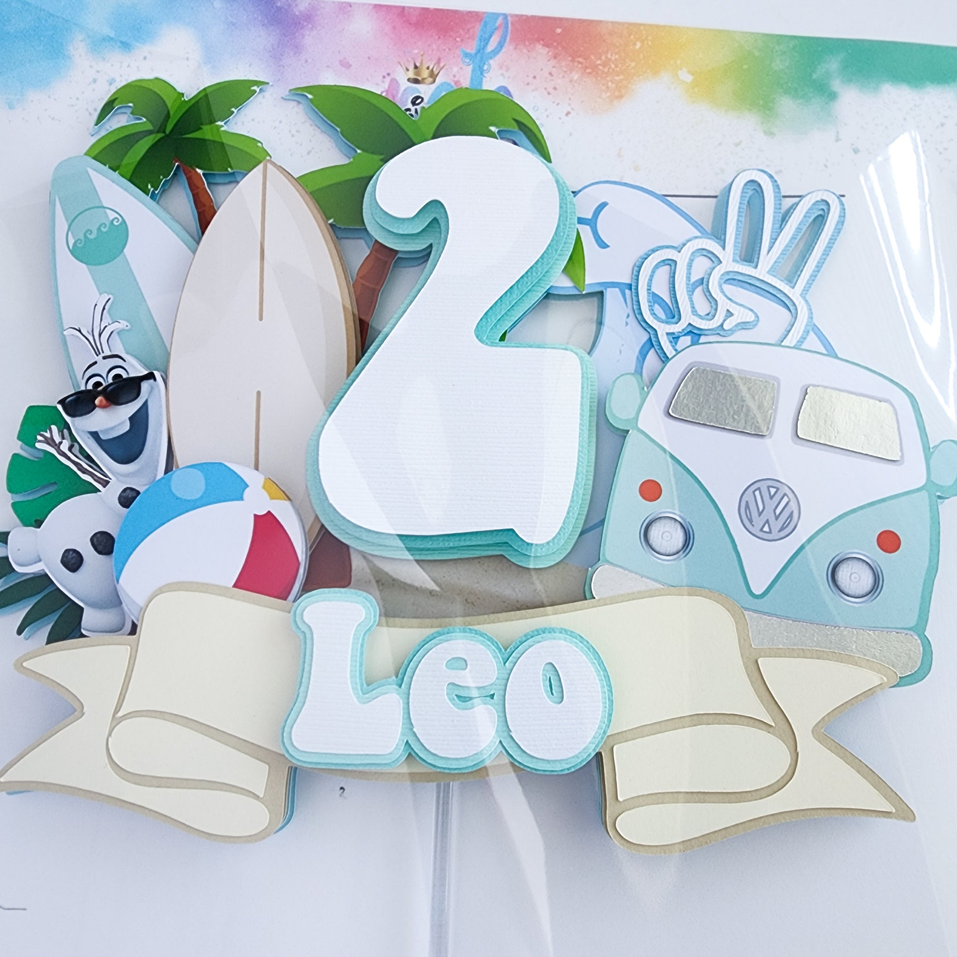 Groovy Beach Cake Topper