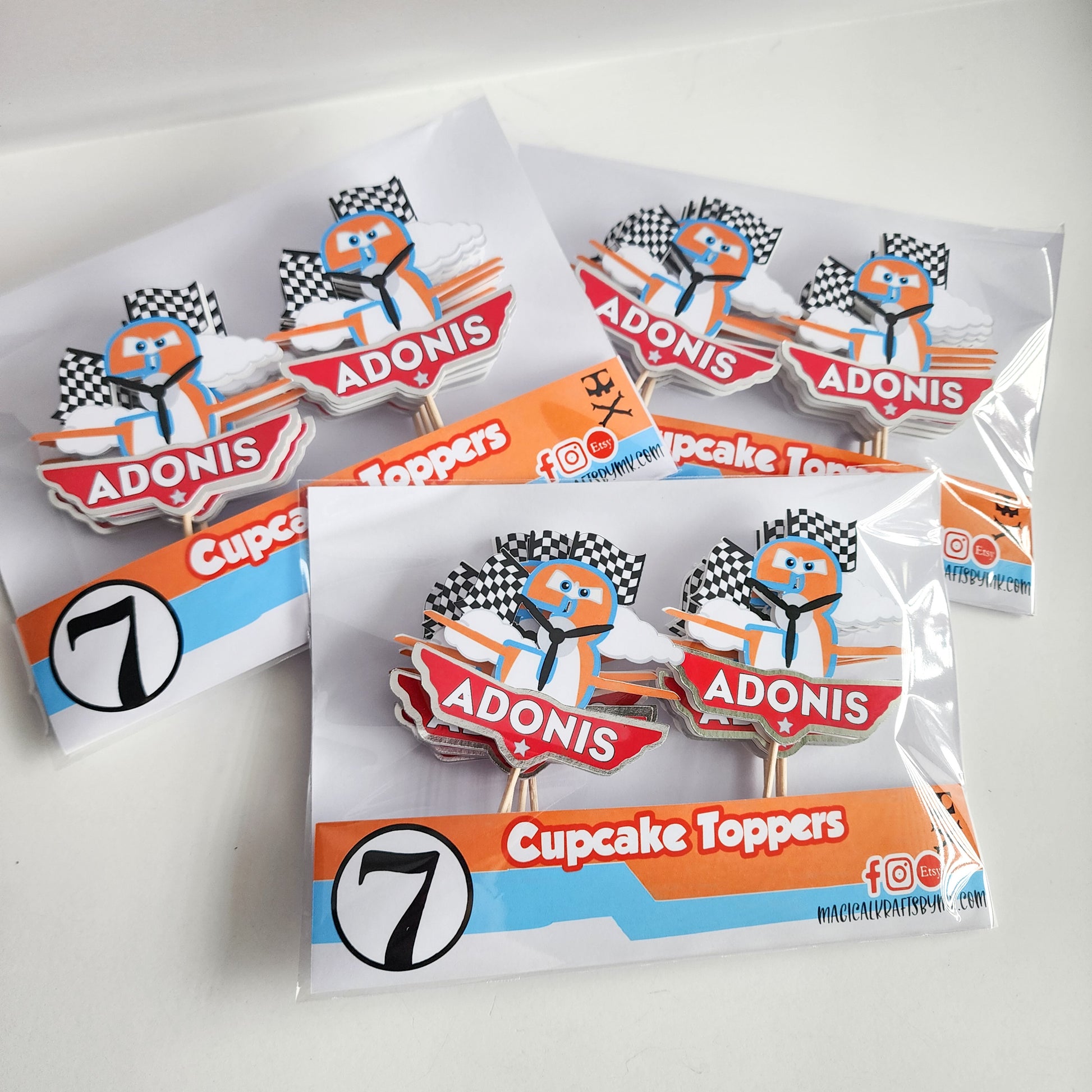 Crophopper Cupcake Toppers