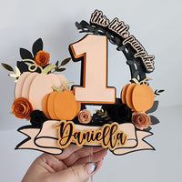 Little Pumpkin Cake Topper