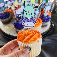 Halloween Kitty Cupcake Toppers