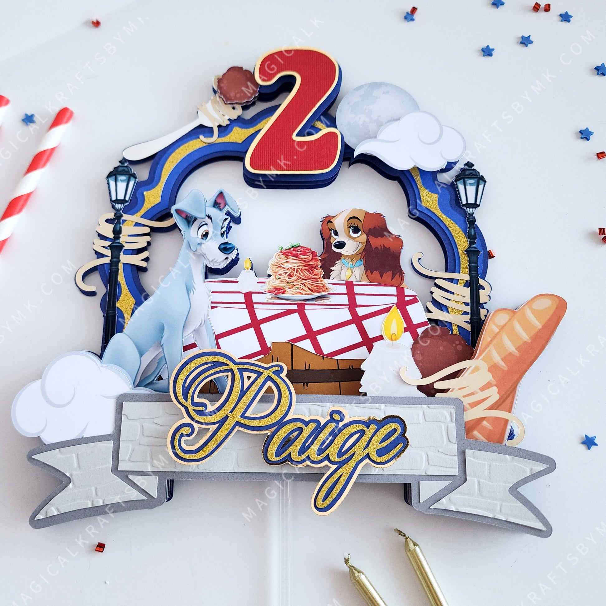 Bella Notte Cake Topper