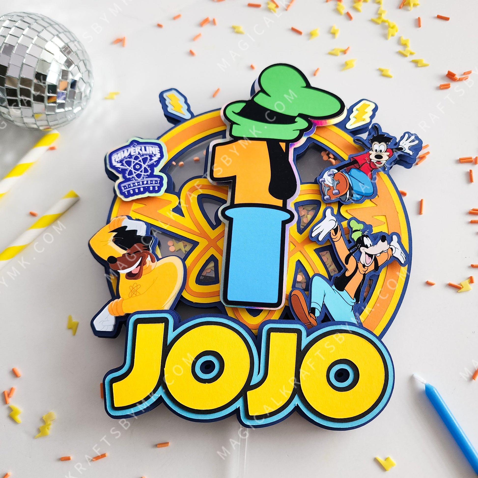 Goofy Movie Cake Topper