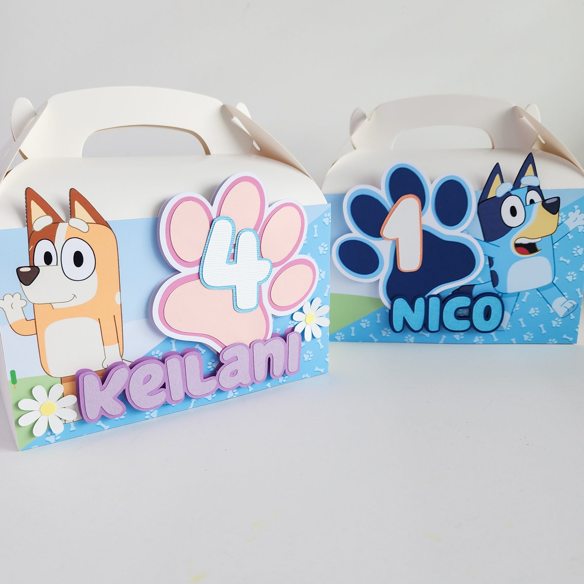 Blue Heeler Favor Boxes (Customize Colors)