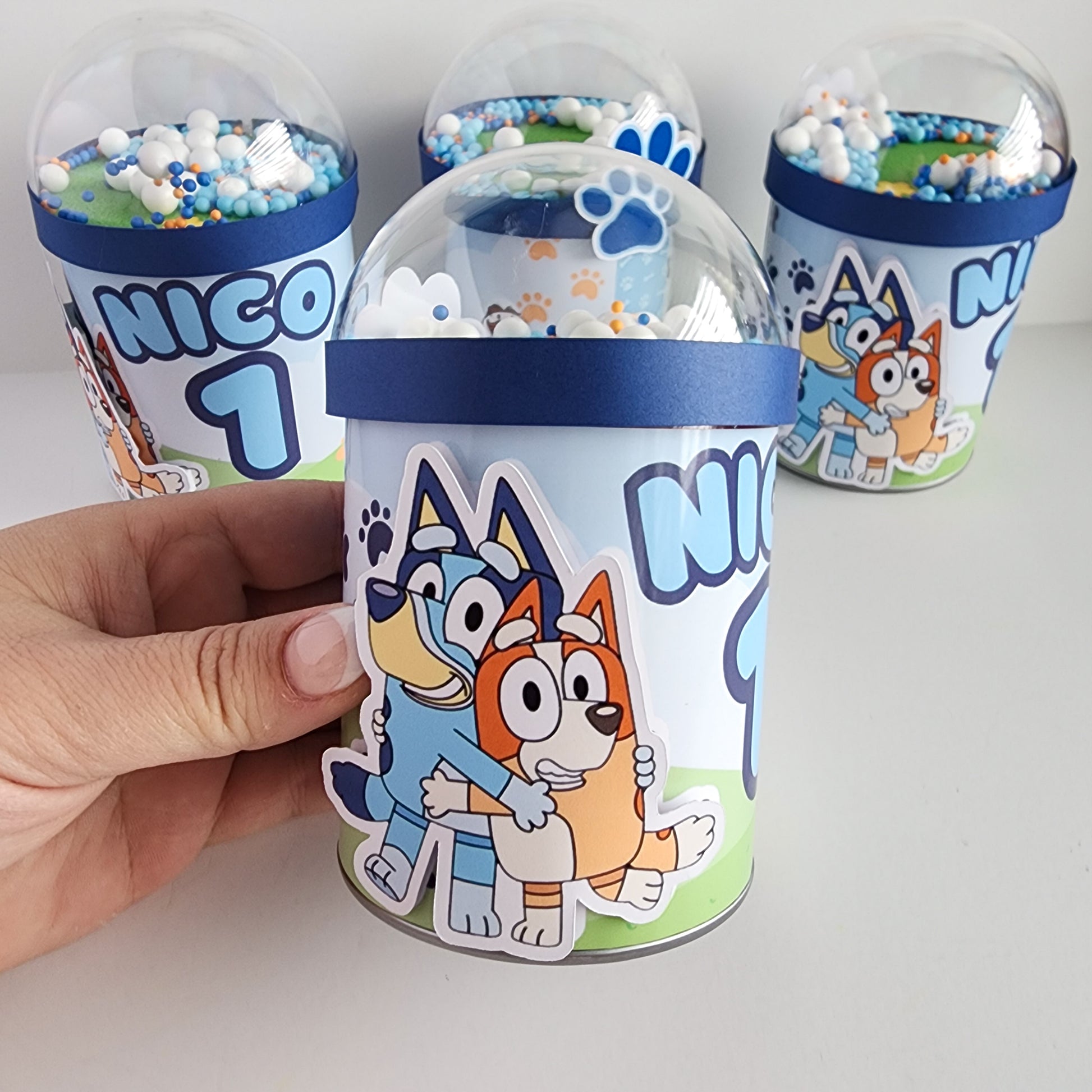 Blue Heeler Simple Chip Cans