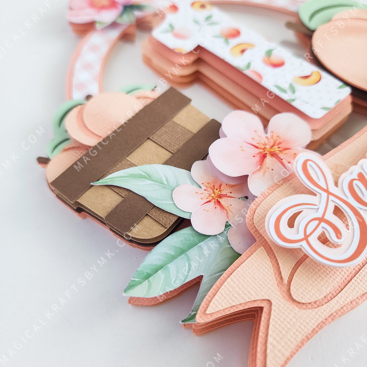 One Sweet Peach Cake Topper