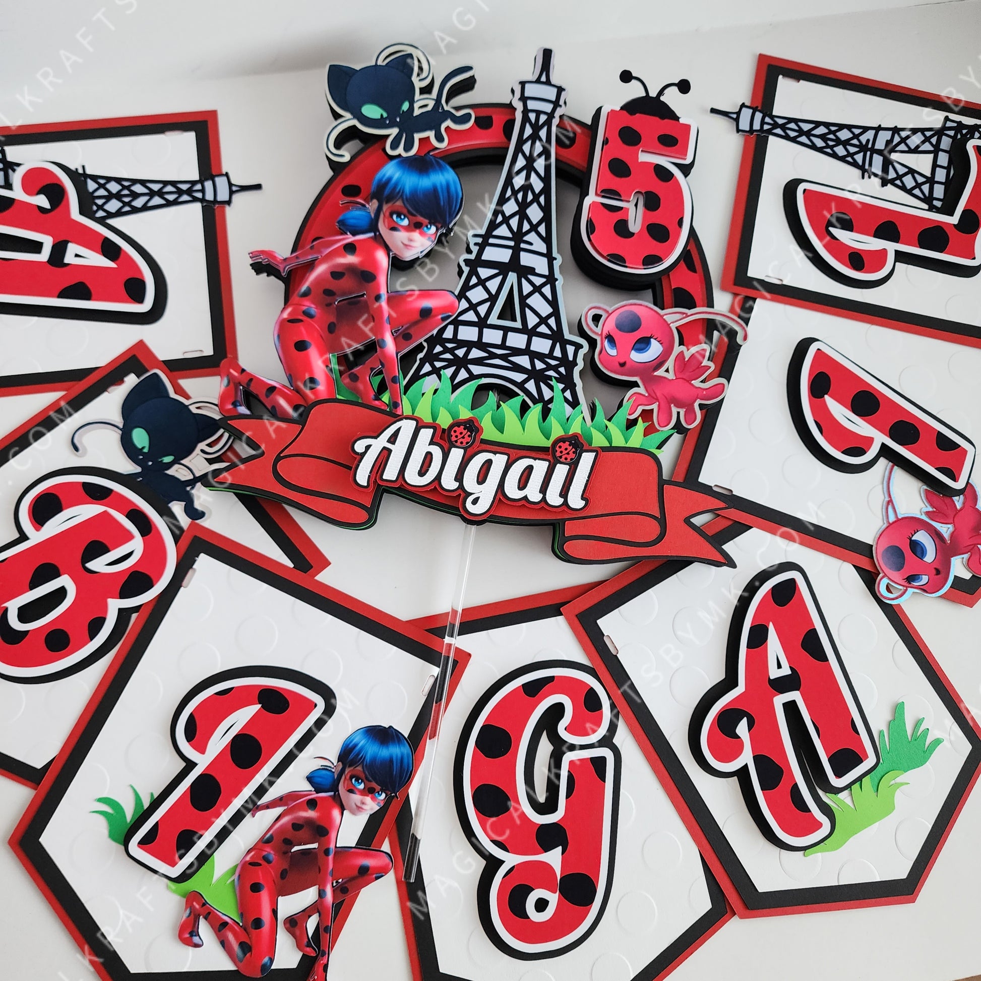 Cat Noir Cake Topper