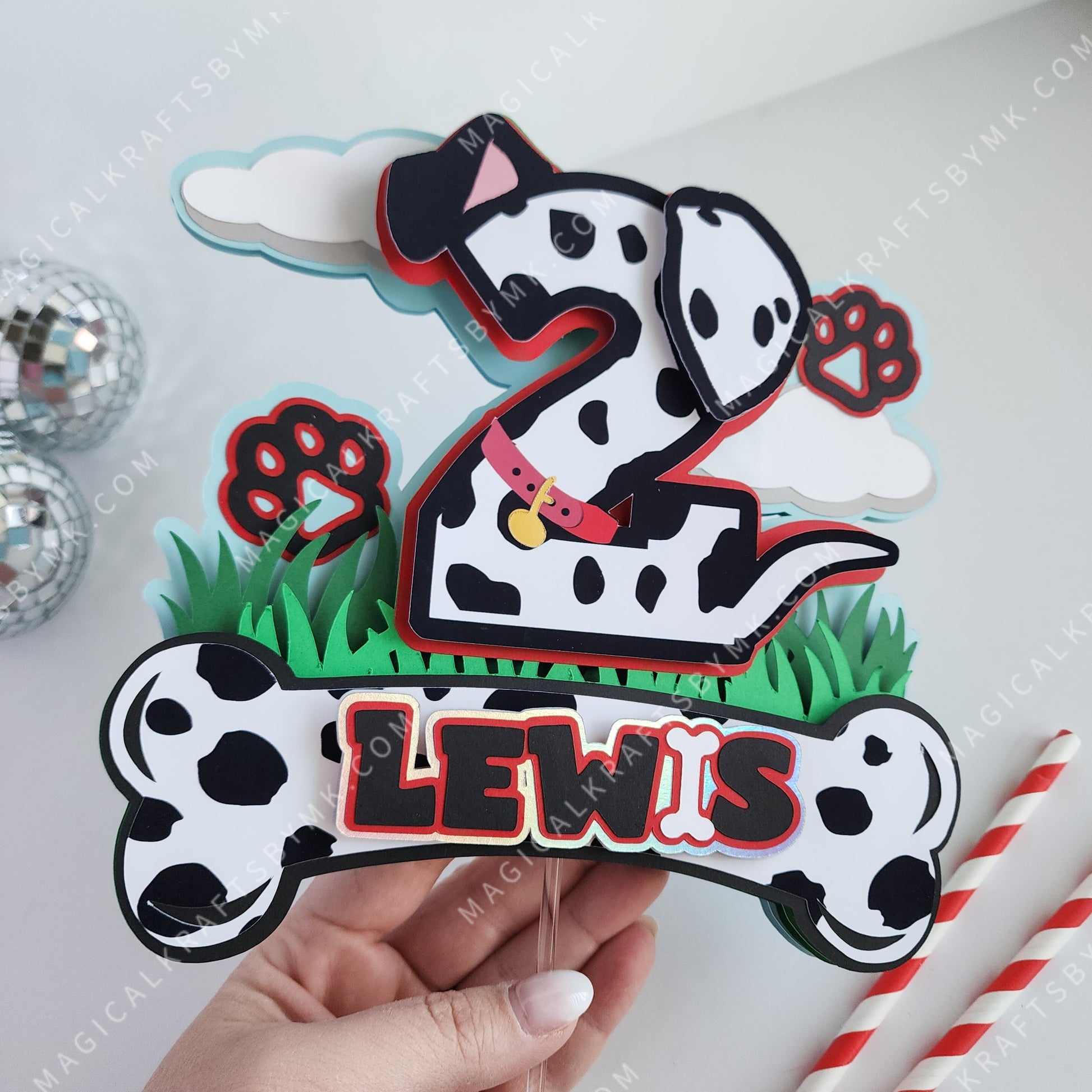 Dalmatians Cake Topper