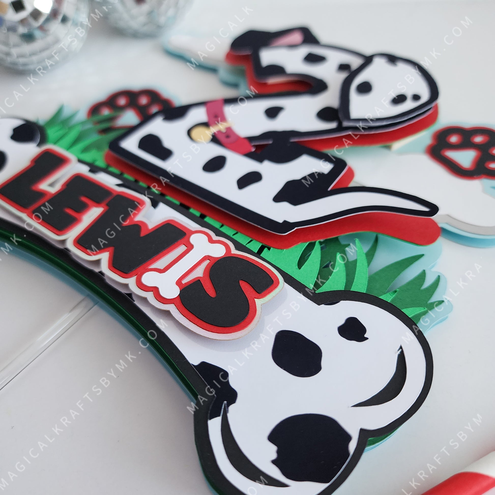 Dalmatians Cake Topper