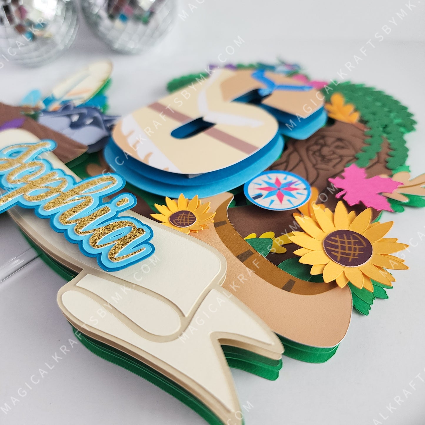 Pocahontas Cake Topper