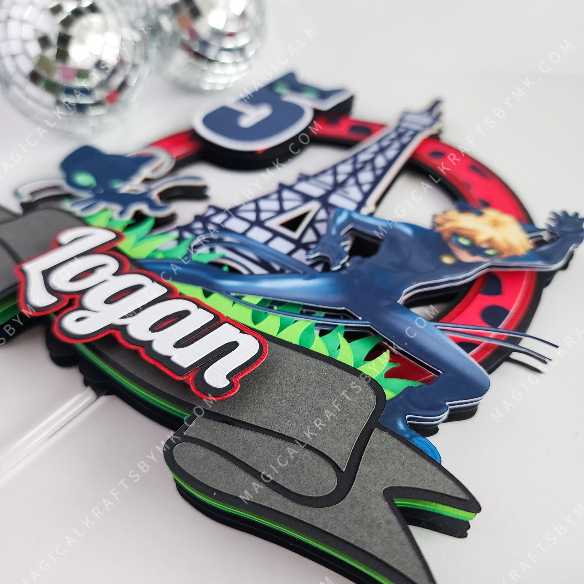 Cat Noir Cake Topper