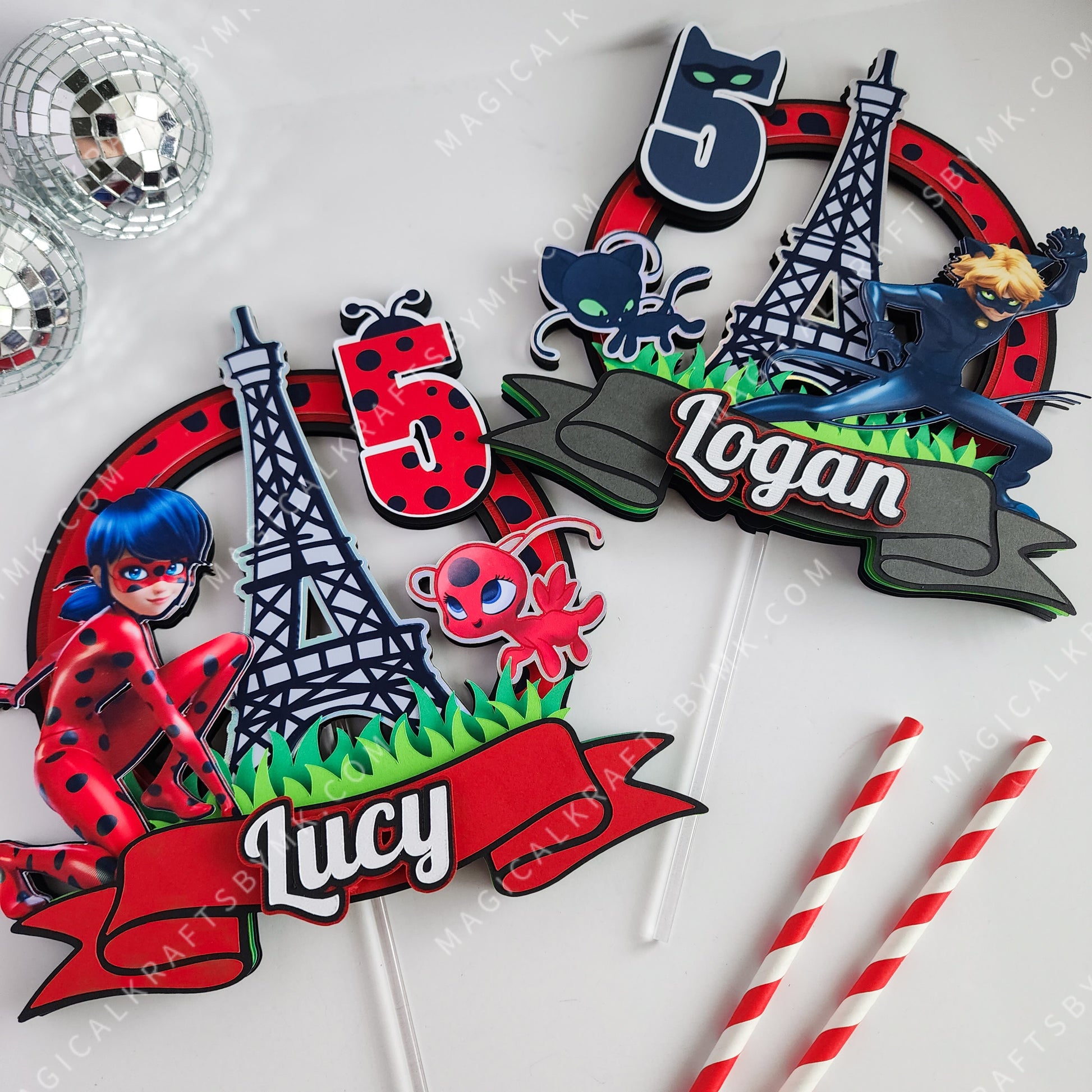 Cat Noir Cake Topper