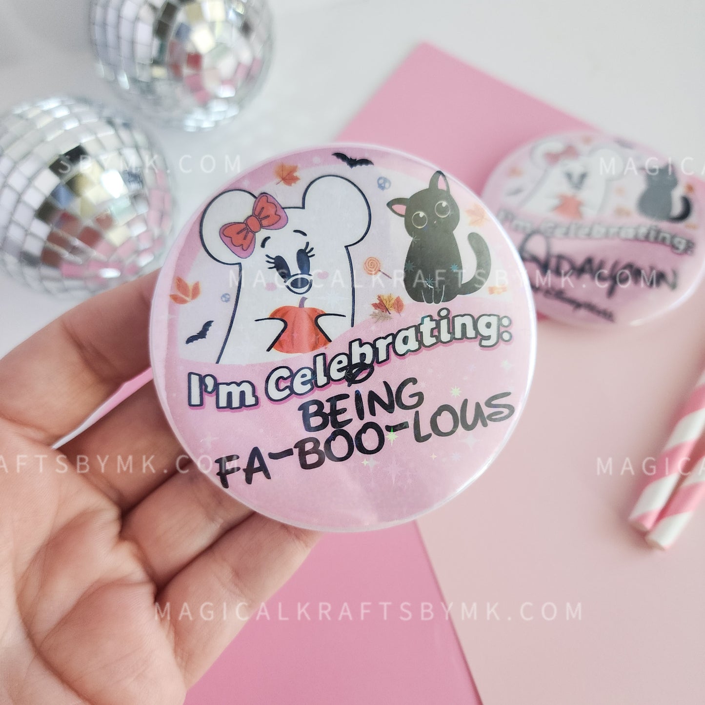 Fa-boo-lous 3" Buttons