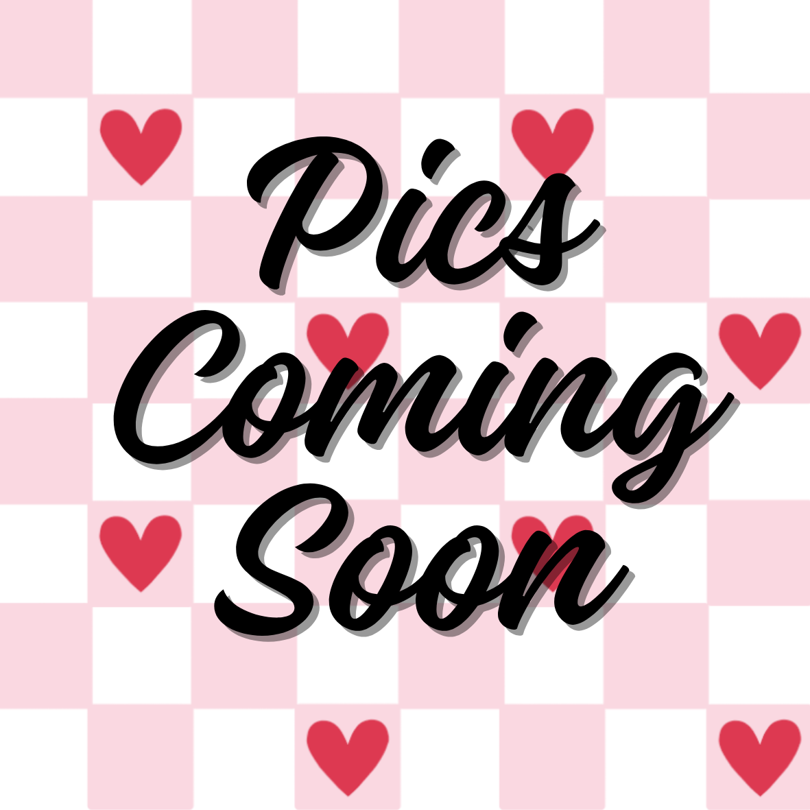 Cherry Coquette 3D Letters/Numbers