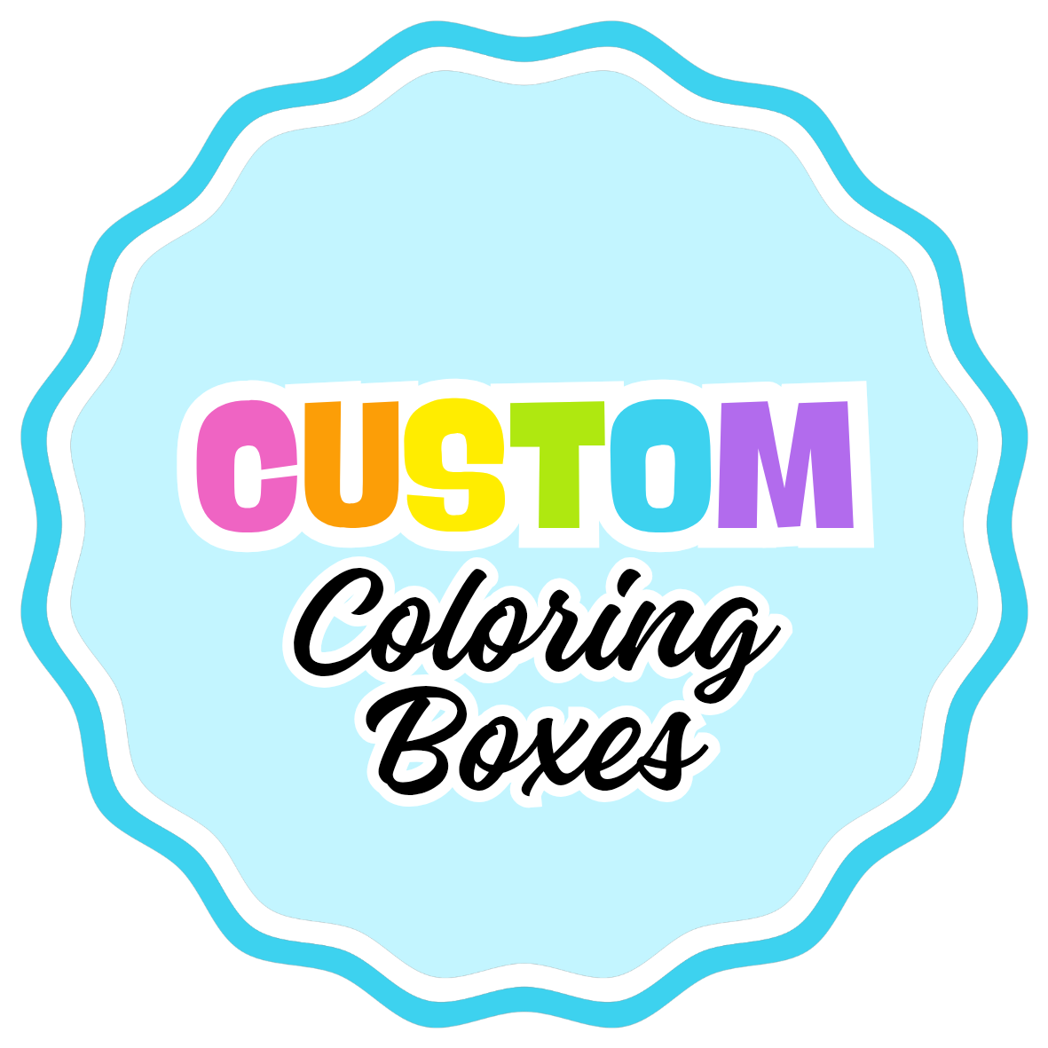 Custom Theme Coloring Boxes