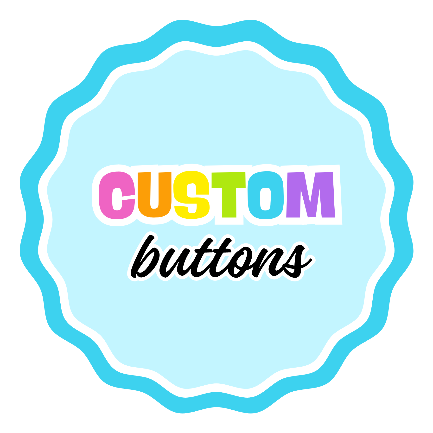 Custom Theme 3" Buttons