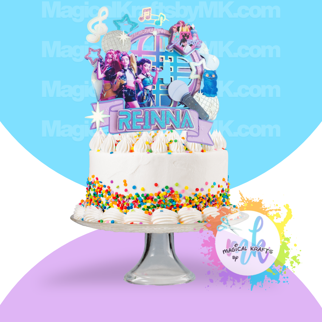 Kpop Cake Topper: 3D Version