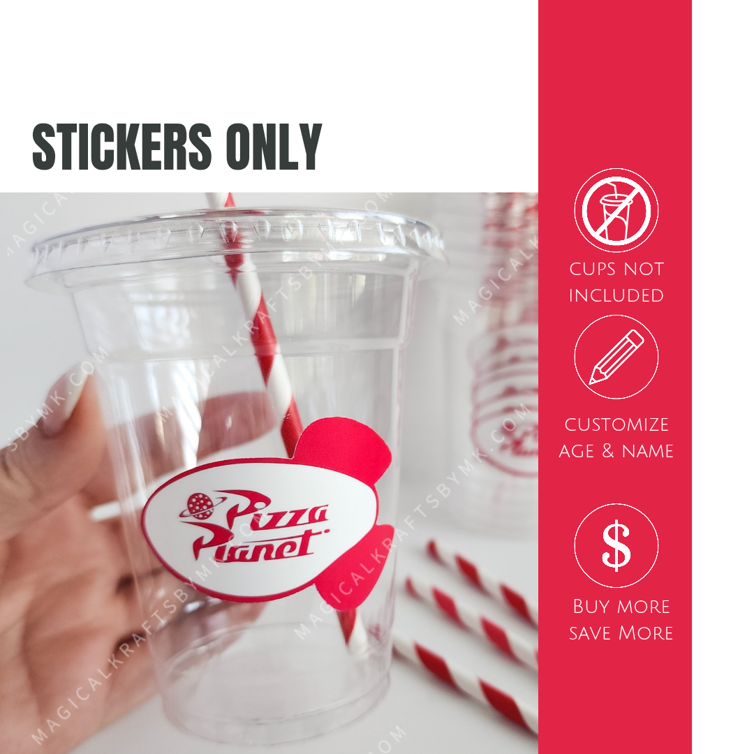 Stickers Only: Pizza Planet Sticker Sheets