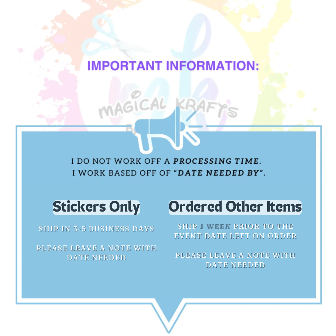Custom Theme Stickers (Physical)