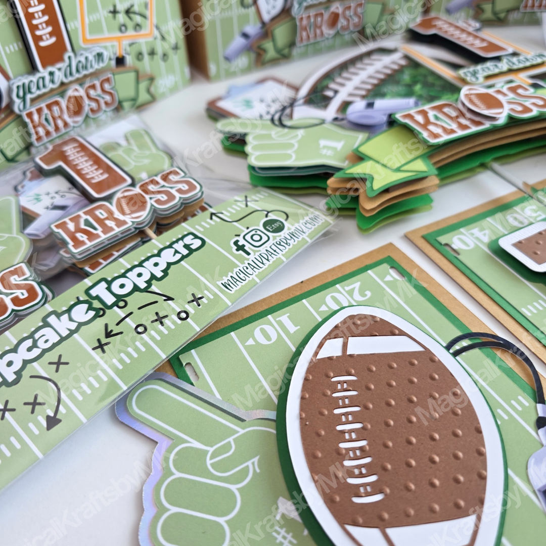 First Year Down Cake Topper