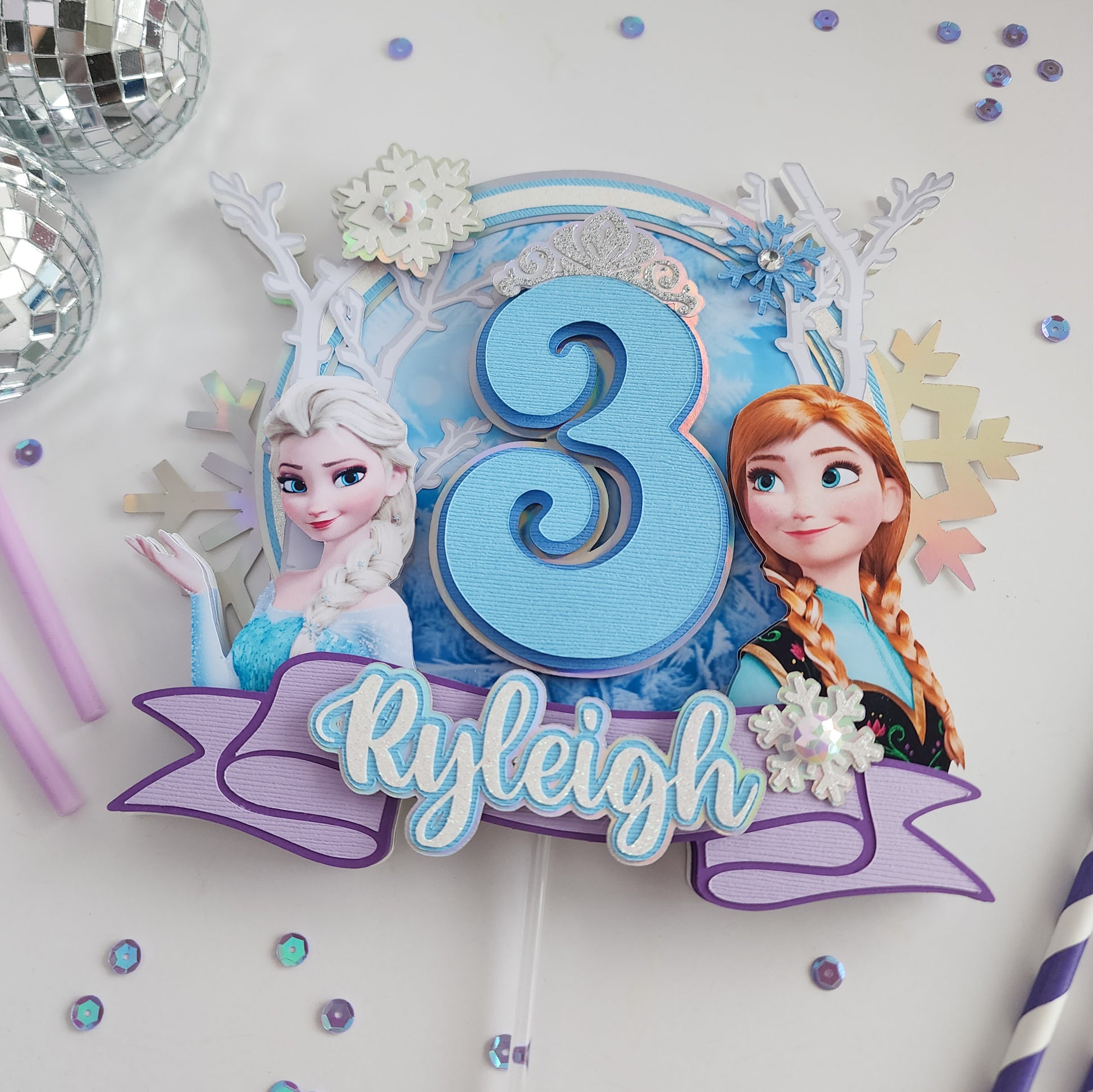 Arendelle 1 Cake Topper