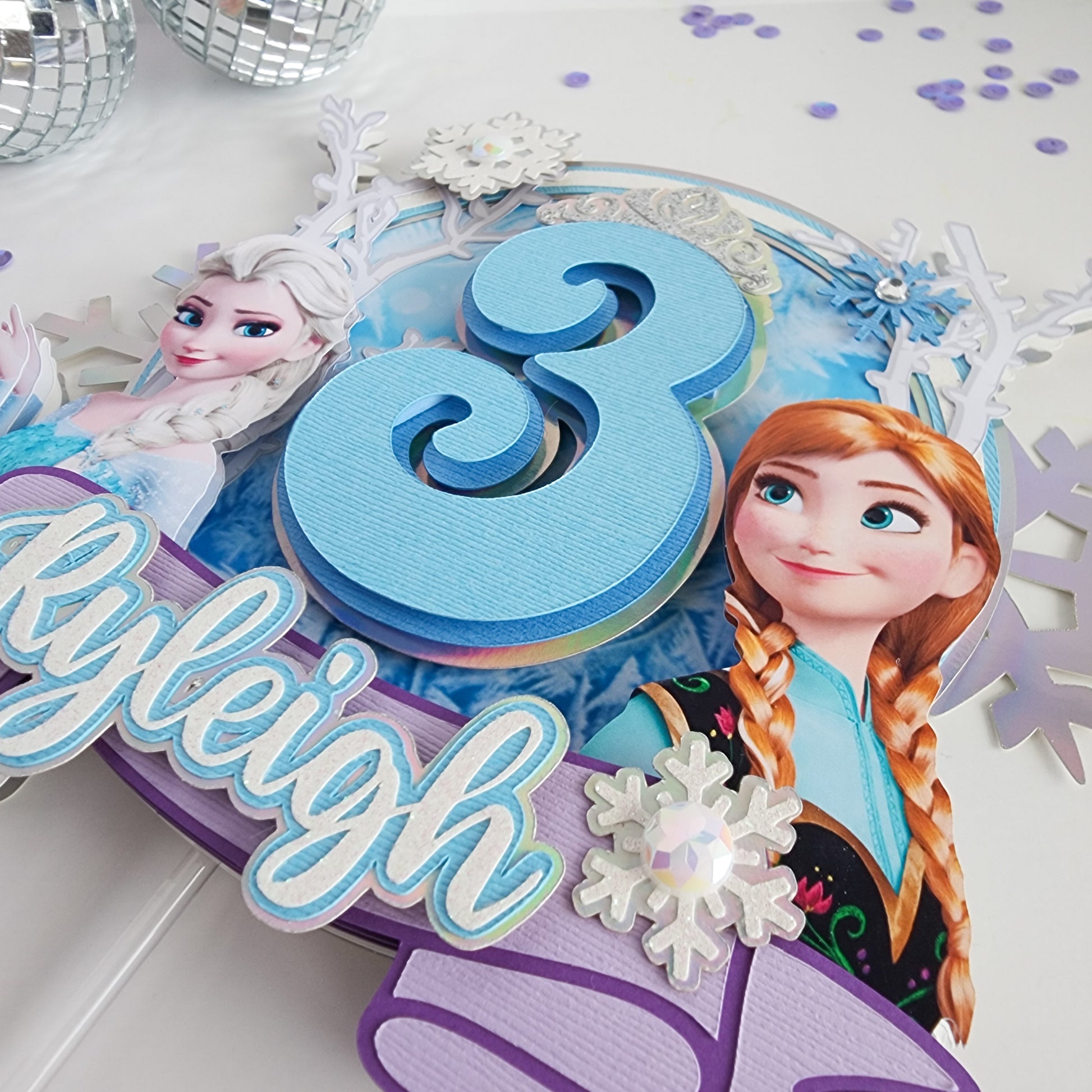 Arendelle 1 Cake Topper