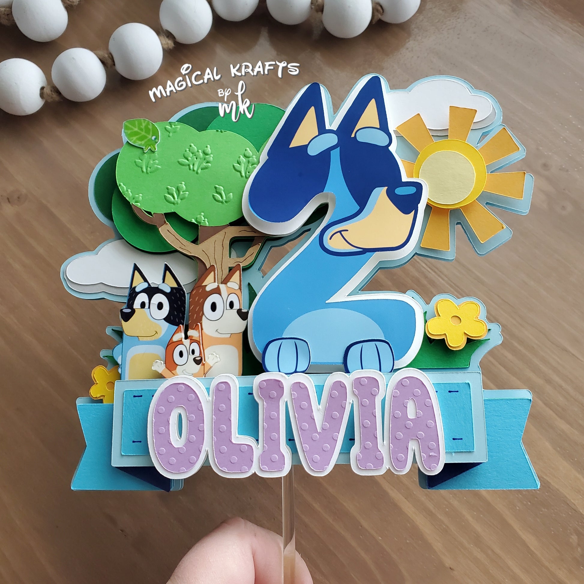 Blue Heeler Cake Topper