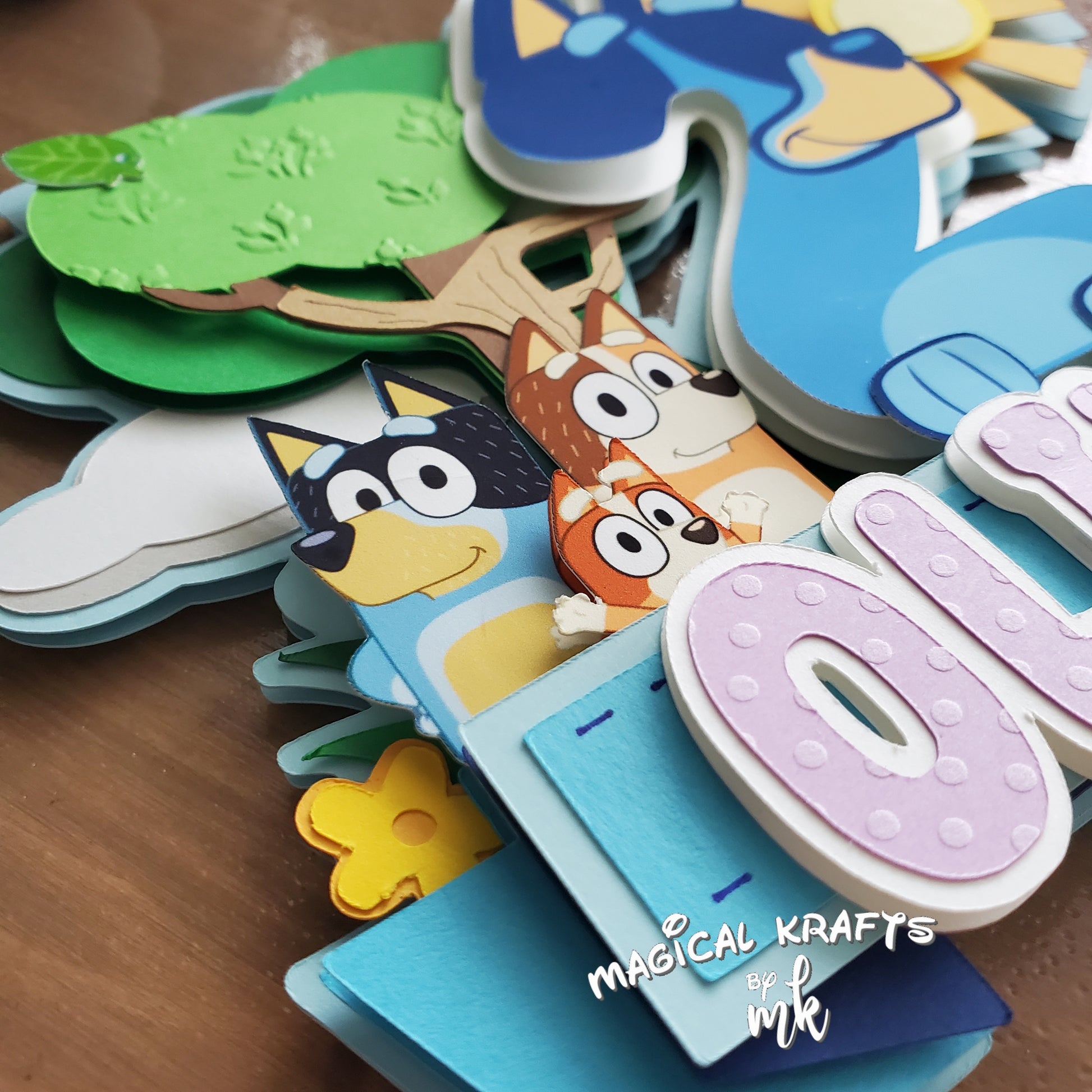 Blue Heeler Cake Topper