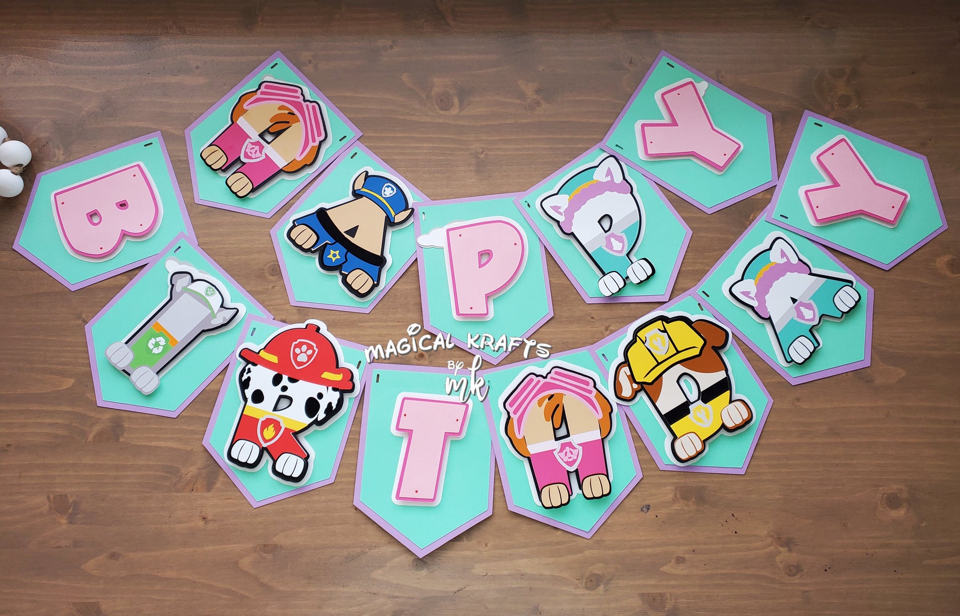 Girl Paw Patrol Banner