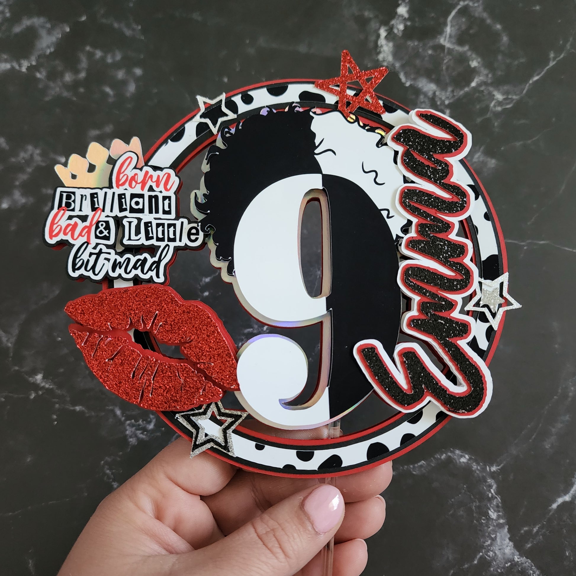 Cruella Cake Topper