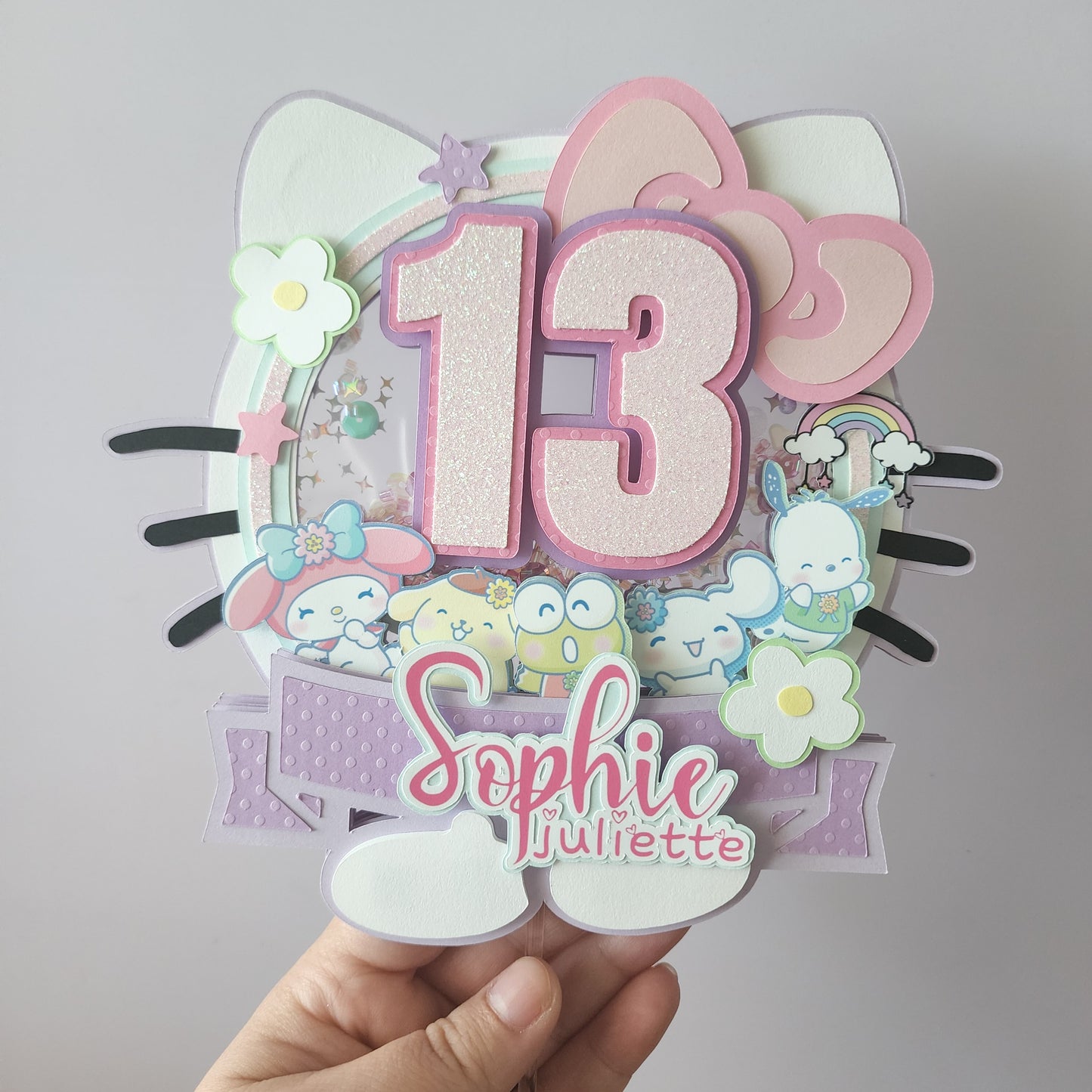 Kitty & Friends Cake Topper