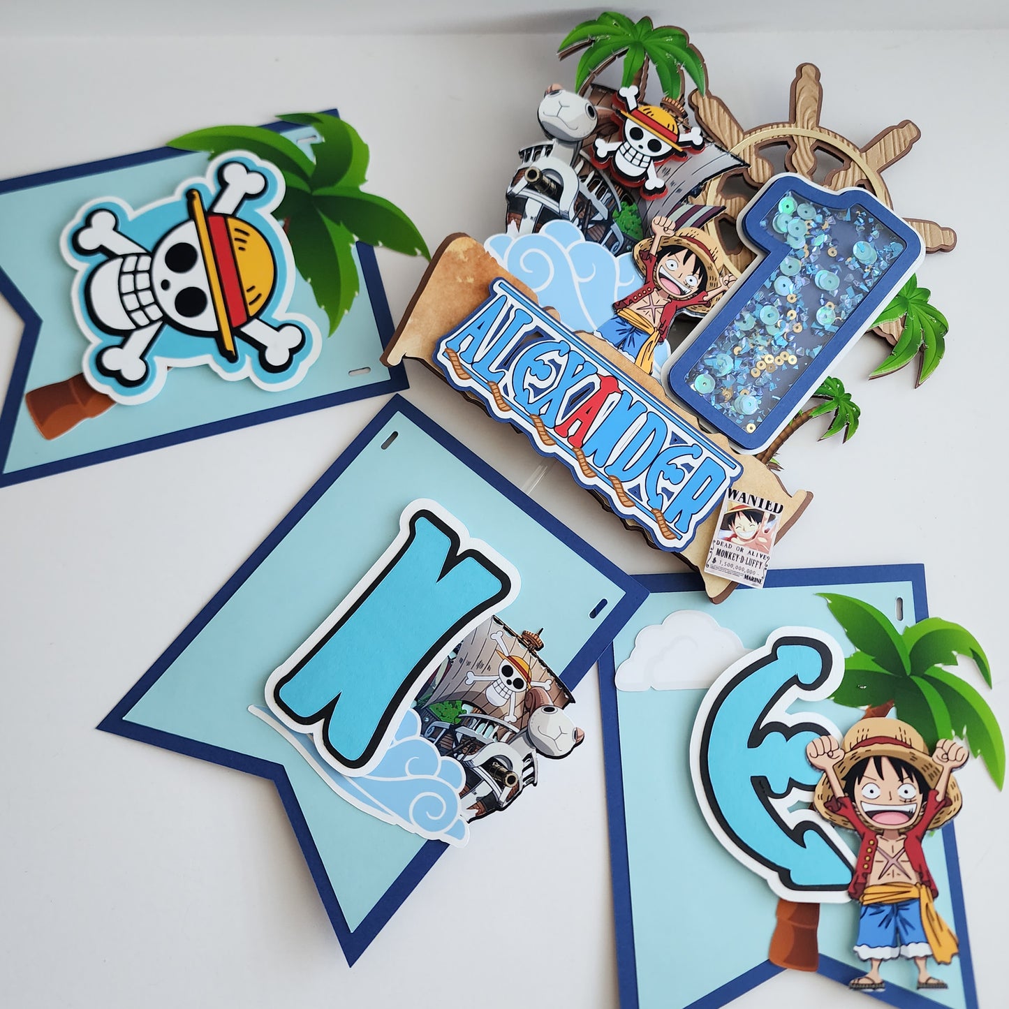 One Piece Highchair Banner