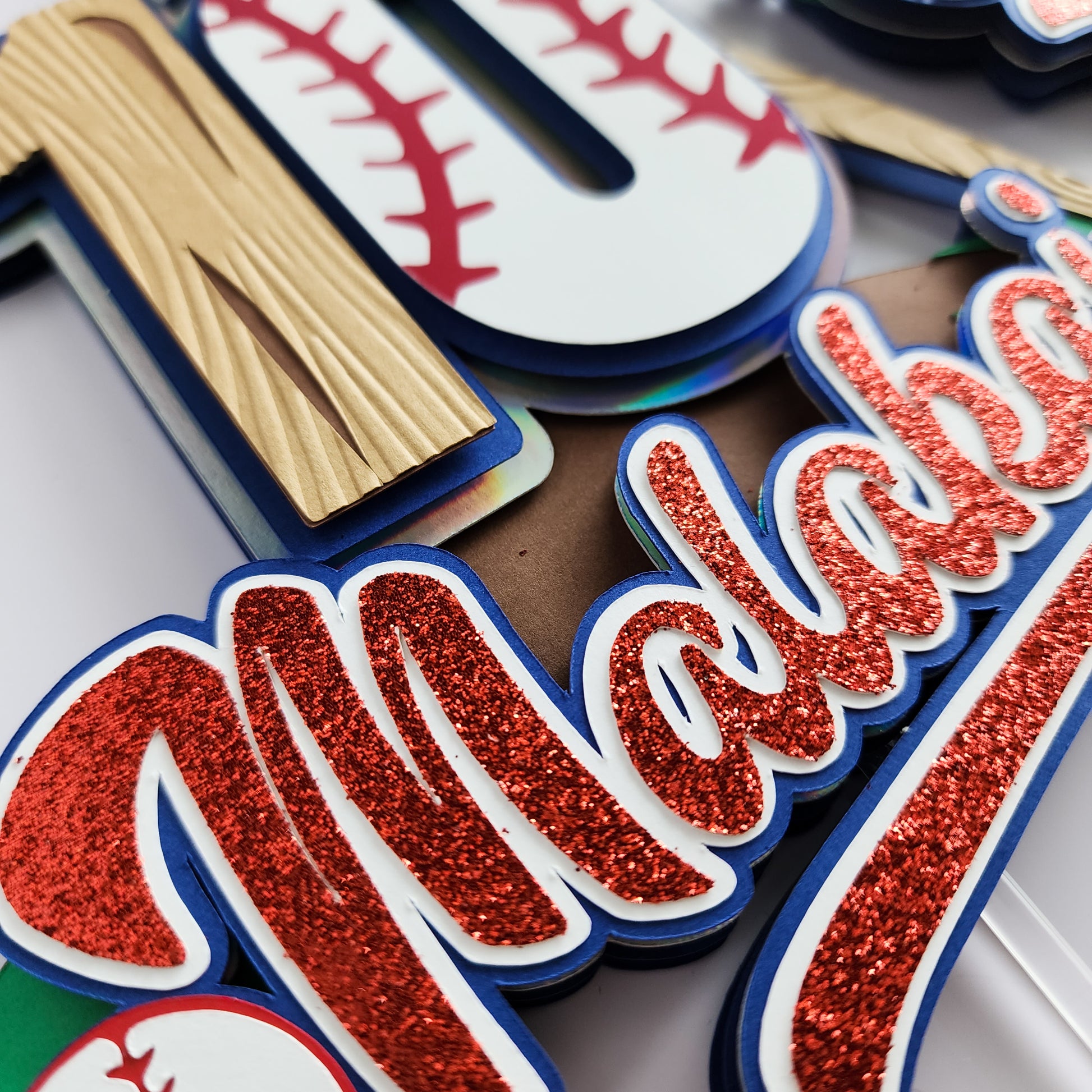 Baseball Cake Topper