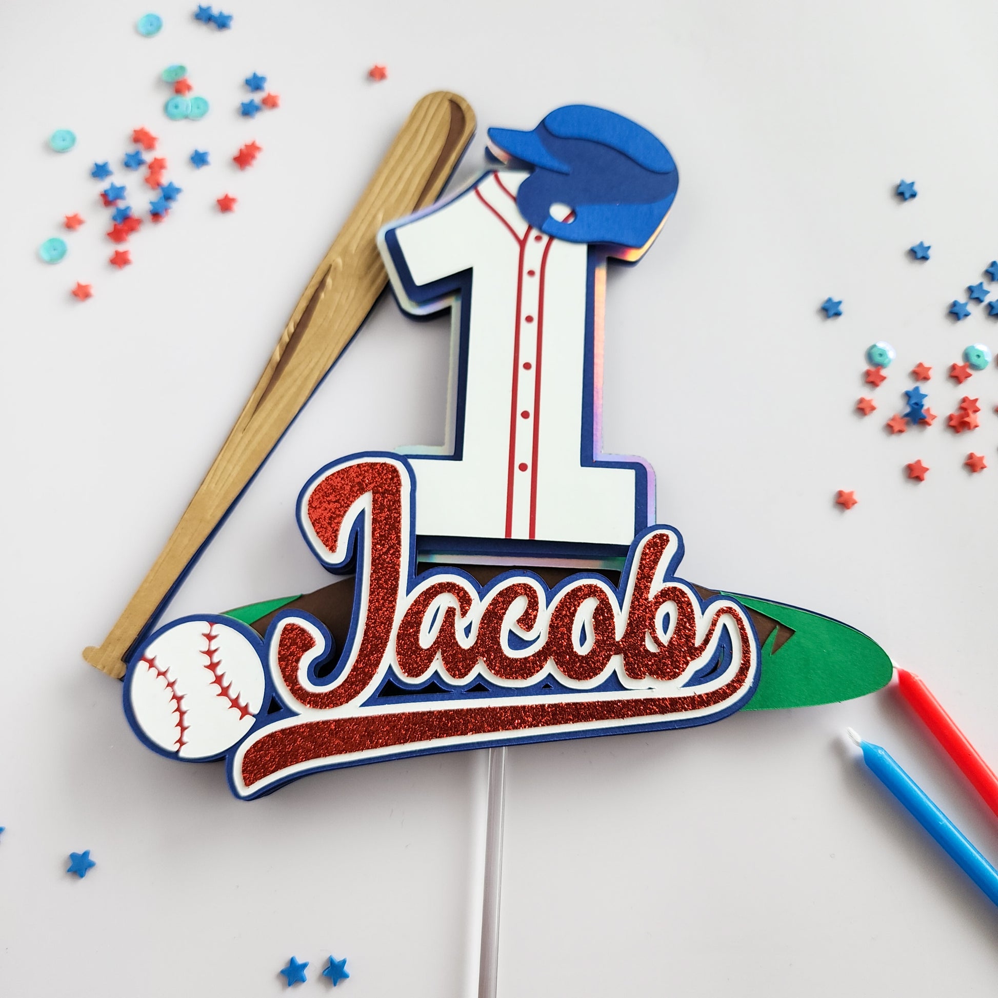 Baseball Cake Topper