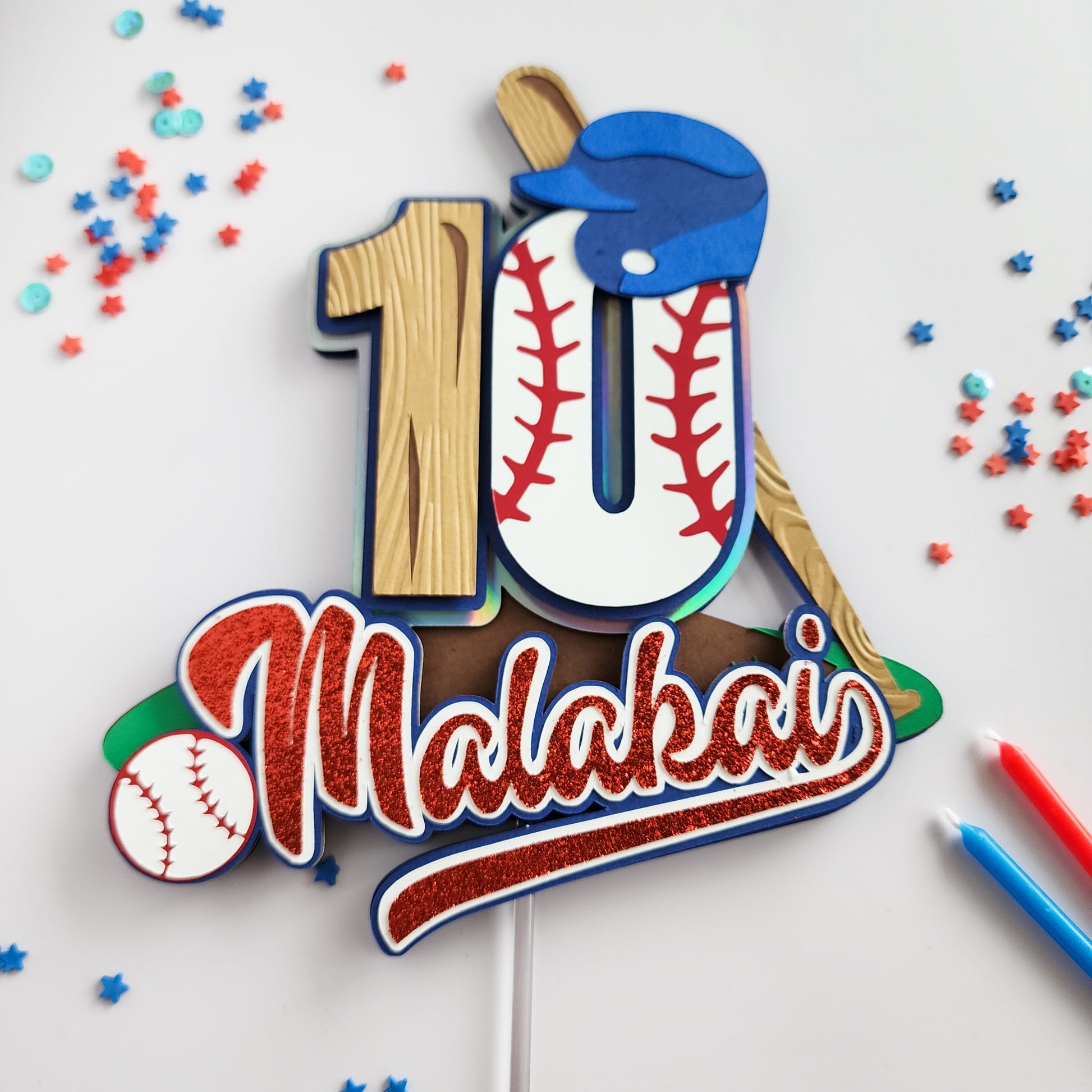 Baseball Cake Topper