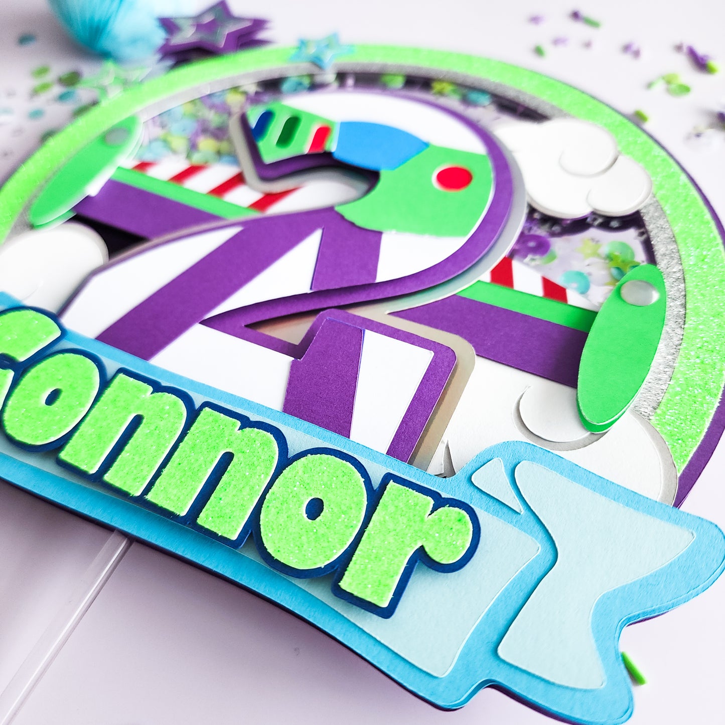 To Infinity & Beyond Cake Topper
