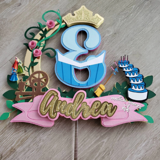 Aurora Cake Topper