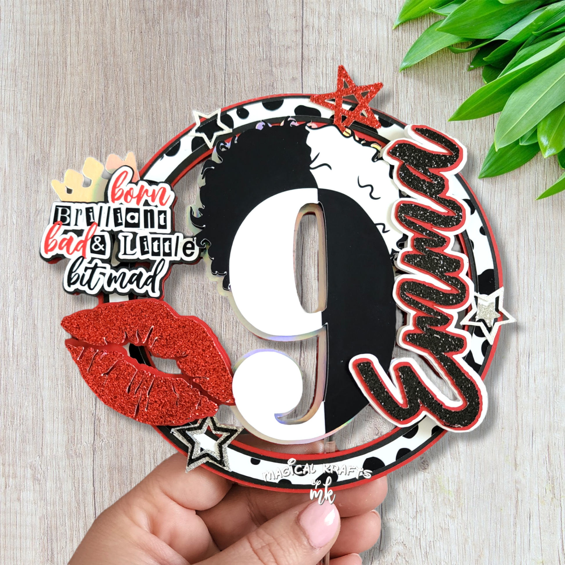 Cruella Cake Topper