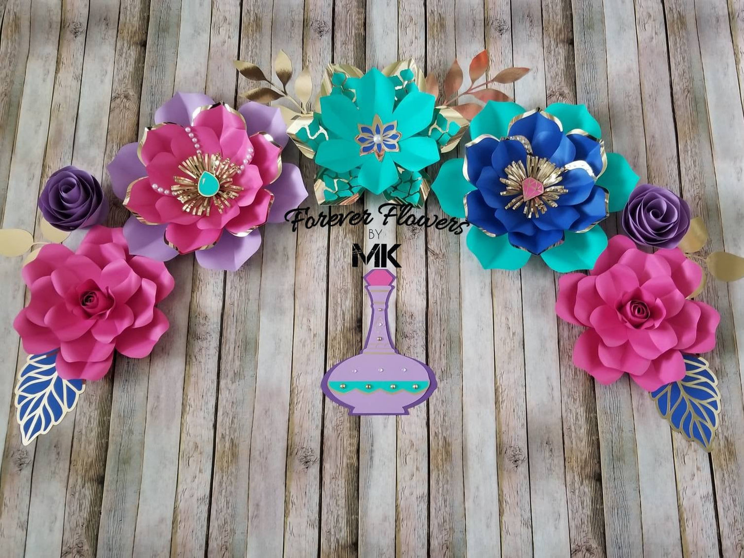 Shimmer & Shine Flowers: 7 Pc Set