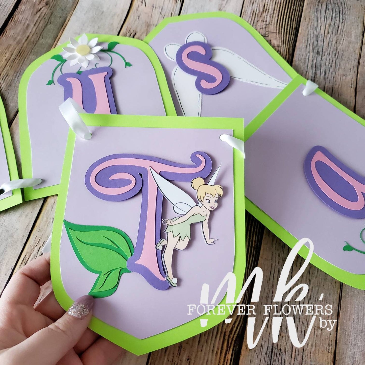 Tinkerbell Banner: 3D (Customize)