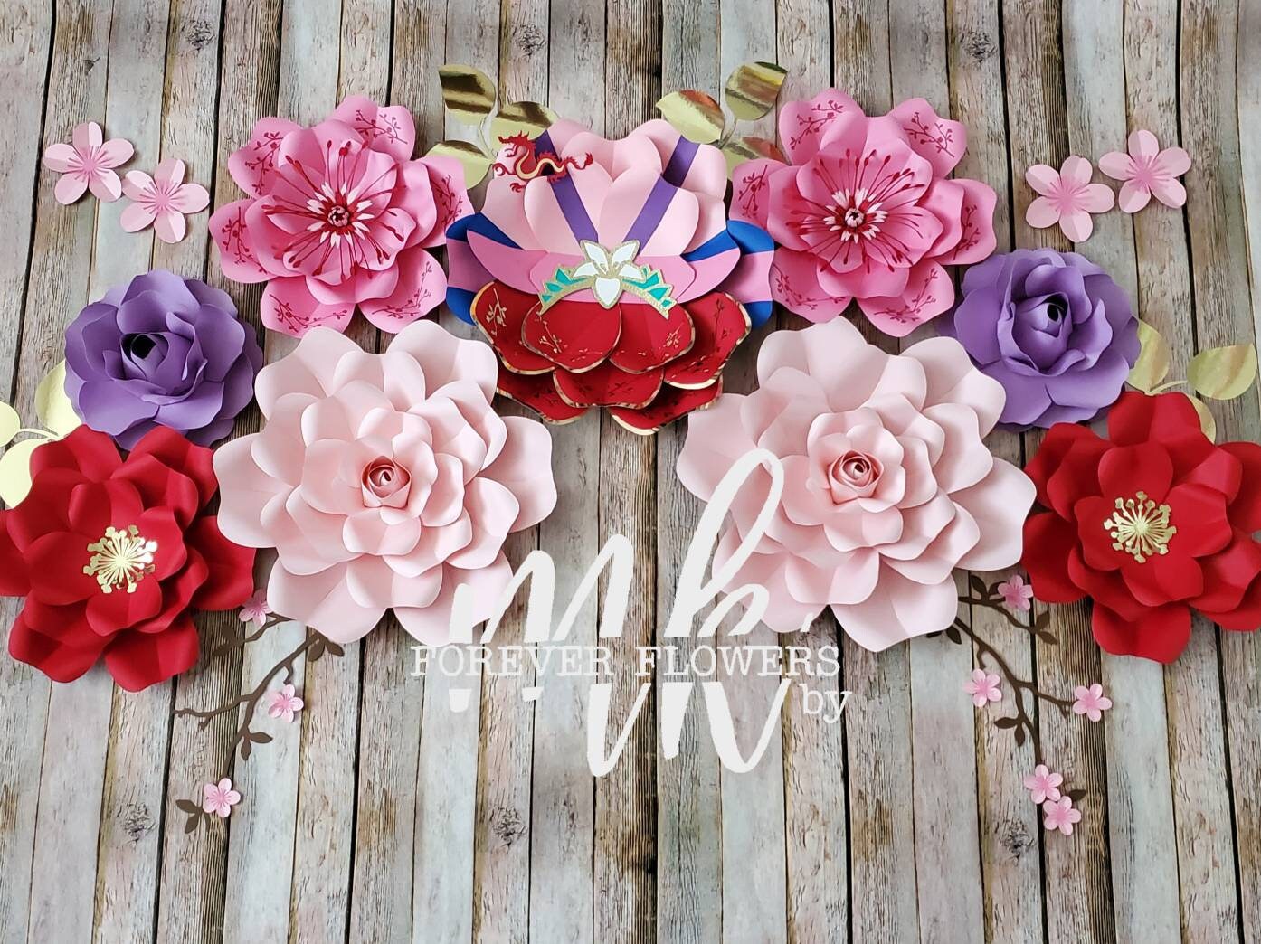 Mulan Flower Set