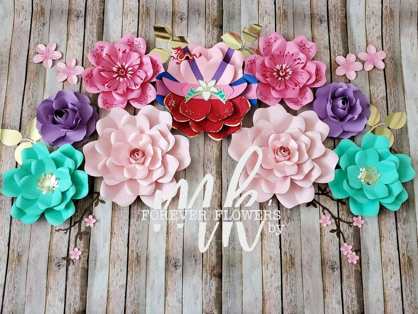 Mulan Flower Set