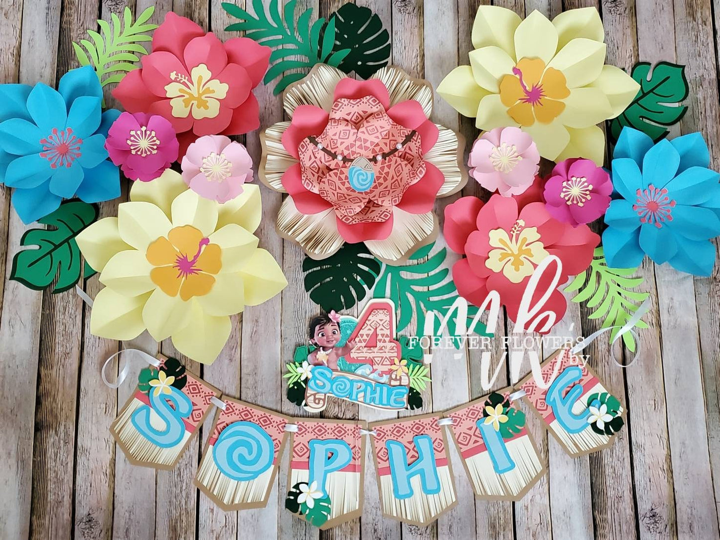 Moana Flowers Set