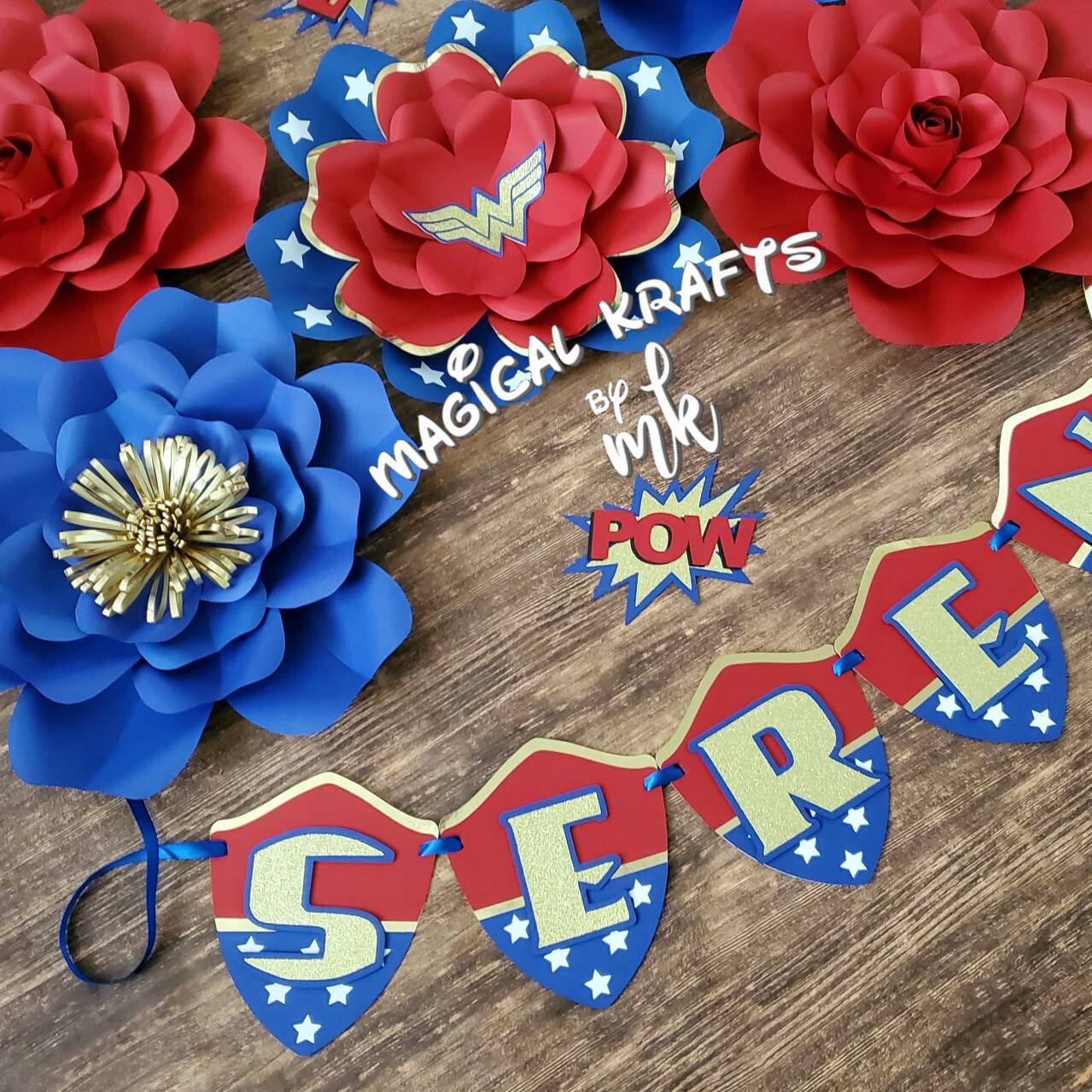 Wonder Woman Flower Set
