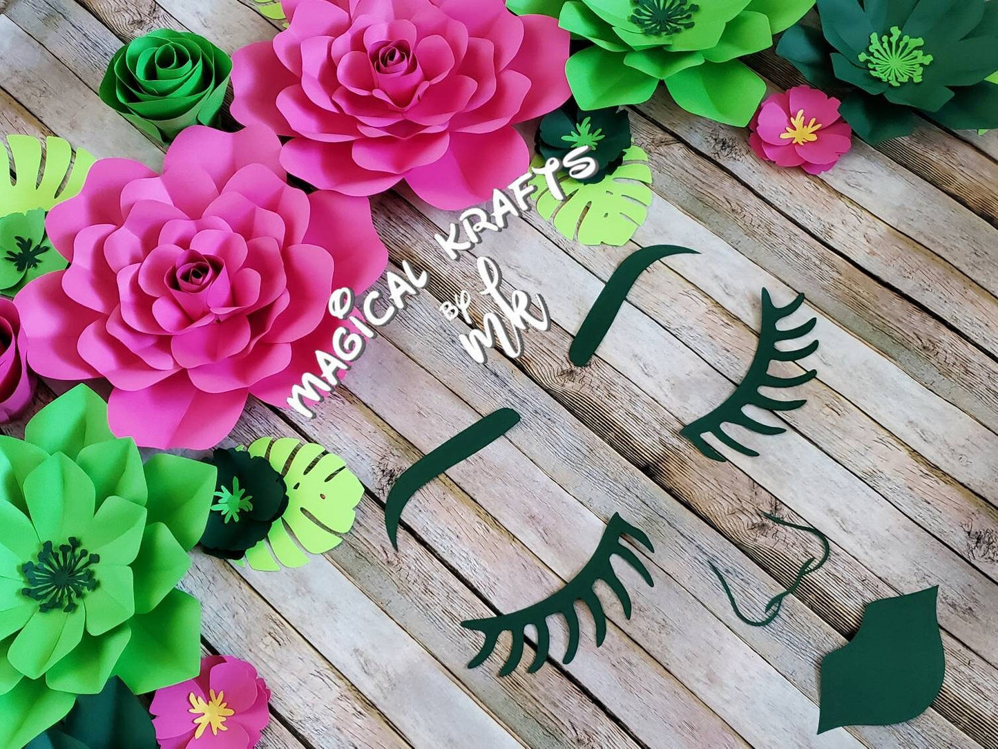 Te Fiti Flowers: 15 Pc Set