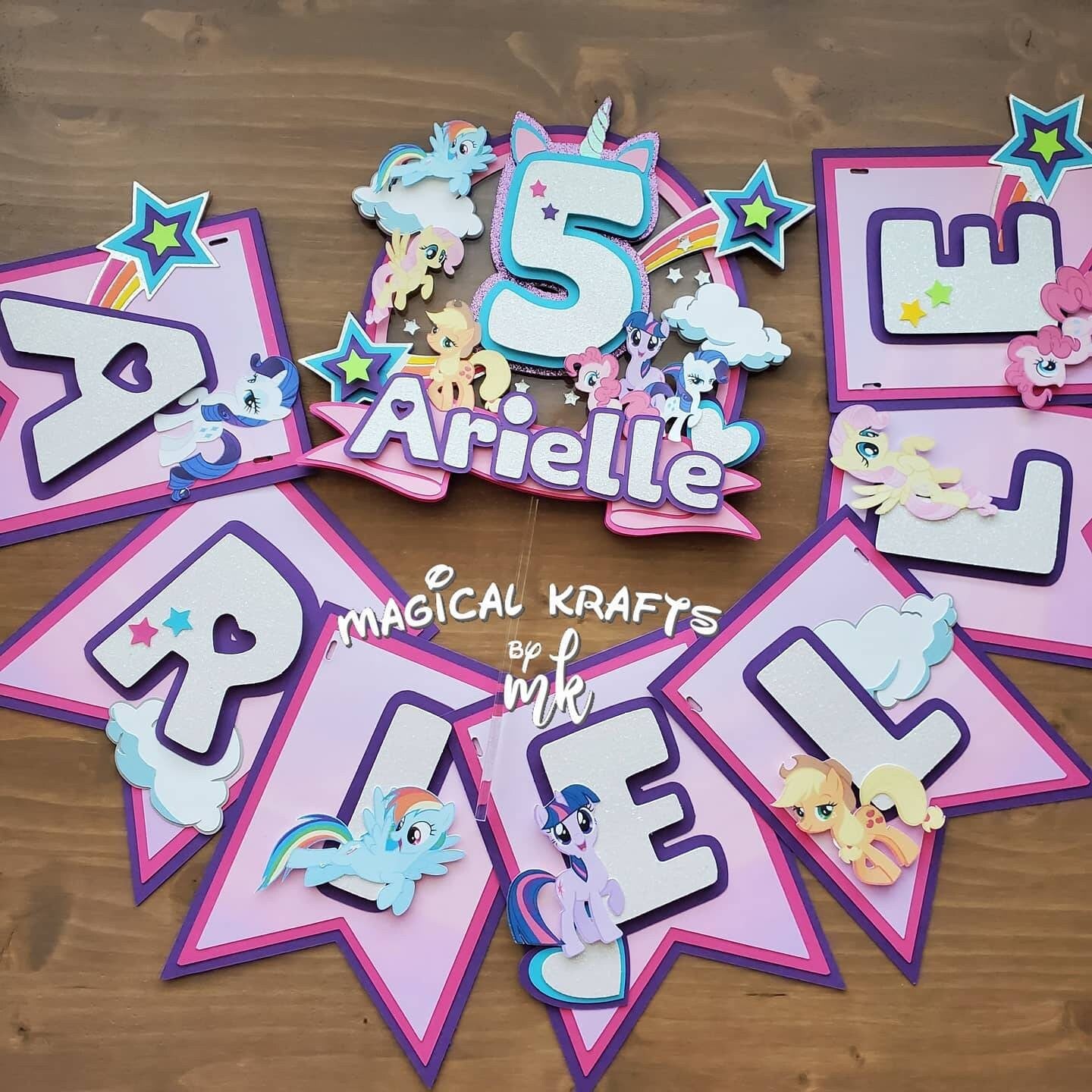 Little Pony Cake Topper